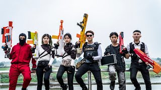 LTT Nerf War : Mercenary SEAL X Warriors Use Nerf Guns Fight Underworld Trading Dr Lee