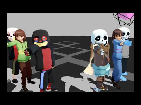 {MMD}Undertale Timber