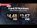 Iraqi Dinar 💰 Frank26’s $4.48 IQD &amp; $3.67 VND Numbers — What Holders Need to Know 💰 Latest RV Update