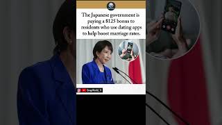 Japan Is Paying Citizens to Use Dating Apps 😮 #japan #dating #app #news