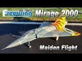 Vol inaugural  mirage 2000  ailes libres