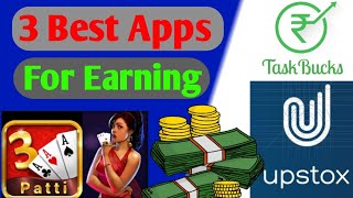 3 Best Apps For Earning | Teenpatti vungo | Teenpatti | Taskbucks | Upstox | Upstox earning |#shorts screenshot 3
