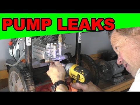 POWER WASHER PUMP LEAK REPAIR -  Generac Leaking Bad!