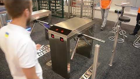 Турникет TiSO Twix Twin, двупроходной трипод