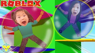 Marble Run Game!! Let's Play Roblox with Emma & Mommy!!