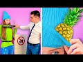 SO EASY! 🍍🍫 WEIRD WAYS TO SNEAK FOOD FROM ANYONE | Hacks And Awkward But Funny Situations