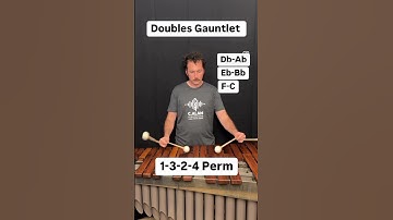 Doubles Gauntlet #music #marimba #keyboard #exercise