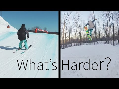 Video: Skiløb Vs Snowboarding: En Kort Sammenbrud For Begyndere