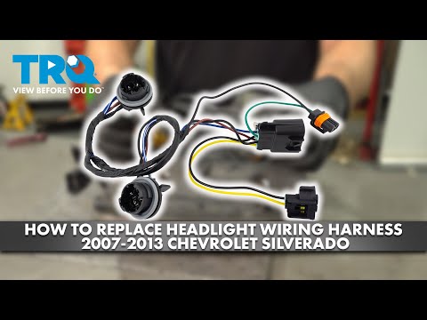 How to Replace Headlight Wiring Harness 2007-2013 Chevrolet Silverado