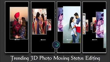 3D Photo Moving Status Video Editing Tutorial | Alight Motion New Trending Status Editing | Preset