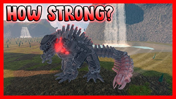 How strong is max mecha godzilla 2021? Kaiju universe Roblox.