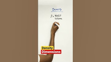 Dimensions of density #short #shorts