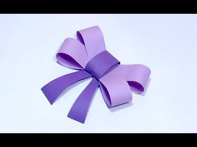 Simple paper bow. Foam bow. Ribbon bow. Gift wrapping! 