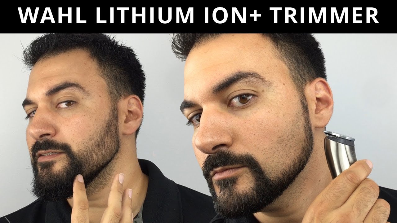 how to trim your beard with a wahl trimmer