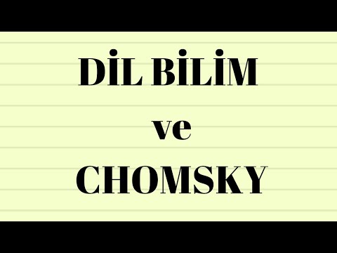 DİL BİLİM ve CHOMSKY