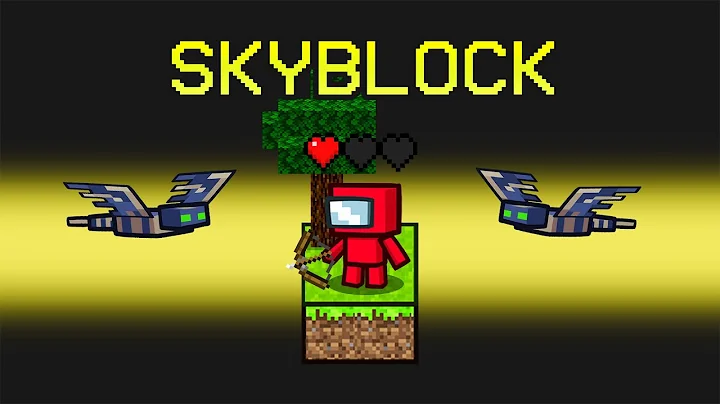 One Block Skyblock in Among Us