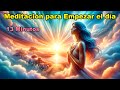 Despierta tu Alma 🌞 Meditación Matinal de 13 Minutos para Conectar con tu Corazón y Vivir tu Verdad