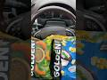 Car Eat EP.49 Chips with Manakish flavour #chips #cheese #thyme #food #eating #asmr #mukbang #shorts