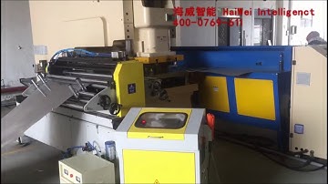 Economical Servo Zigzag Circle Blanking Line with Stacker