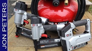 $250 Nail Gun Compressor Combo Kit - Test & Review