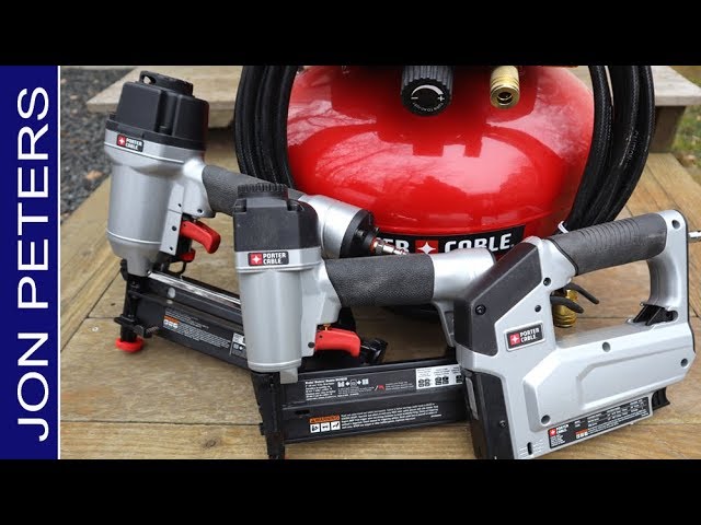 Porter Cable Refurbished PCFP12656R 2 Nailer & 150PSI Compressor Combo Kit,  Factory Reconditioned | Adam's Tarp & Tool Ltd