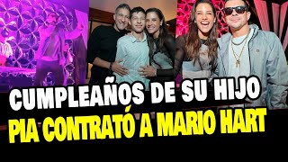 MARIA PIA CONTRATÓ A MARIO HART PARA QUE CANTE EN EL CUMPLEAÑOS DE SU HIJO