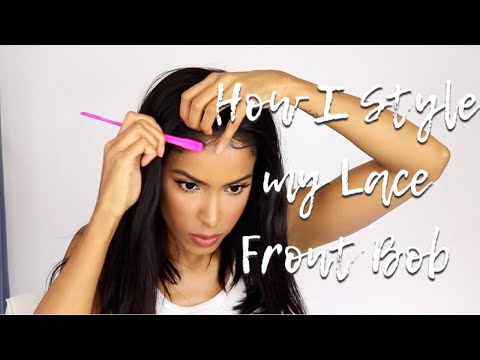HOW I STYLE MY $64 SHORT BOB LACE FRONT WIG ft Alipearl Hair | Curly Culture