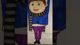 Minions coloring book #art #coloring #drawing #coloringbook #minions #minionstheriseofgru #shorts