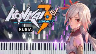 Rubia (Honkai Impact 3rd) 【 PIANO TUTORIAL 】