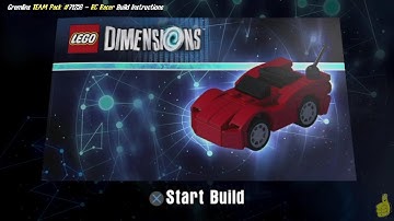 Lego Dimensions: RC Racer / Build Instructions (Gremlins TEAM Pack #71256) - HTG