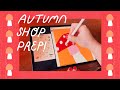 Illustration Studio Vlog 008 ⭐️ Prepping for Autumn, Etsy Orders, Shop Admin + Drawing Mushrooms 🍄