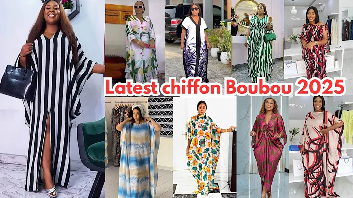 Latest Chiffon Bubu Gown Styles | Latest Material Gown Styles 2025 | Chiffon Styles for Ladies