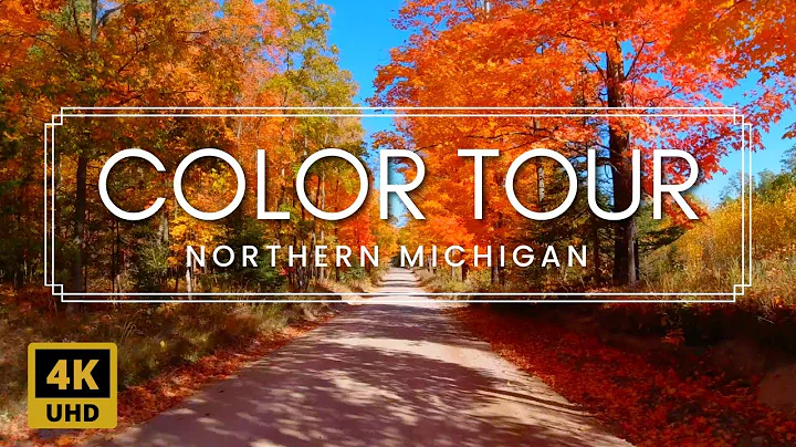 Fall Color Tour Driving in Northern Michigan | Autumn Views & Peaceful Music for Focus and Relaxing