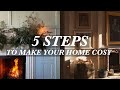 5 steps to make your home cosy  fall decor tips  interior design  lobsterloom