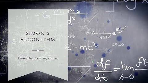 Quantum algorithm: step by step Simon