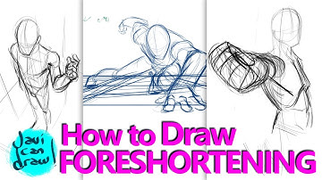 HOW TO DRAW FORESHORTENING - A Process Tutorial