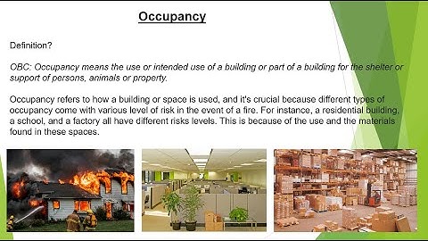 Module 3 - Major Occupancy & Fire Separation