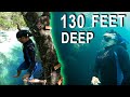 😱 CRAZY FUN on Weeki Wachee Springs River 🚣‍♂️ and Epic Freediving in 130 foot DEEP Hospital Hole 😱