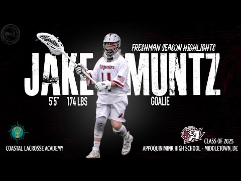 Class of 2025.  Appoquinimink High School - Middletown, DE
Coastal Lacrosse Academy Jake Muntz Freshman Highlights, Appoquinimink High School