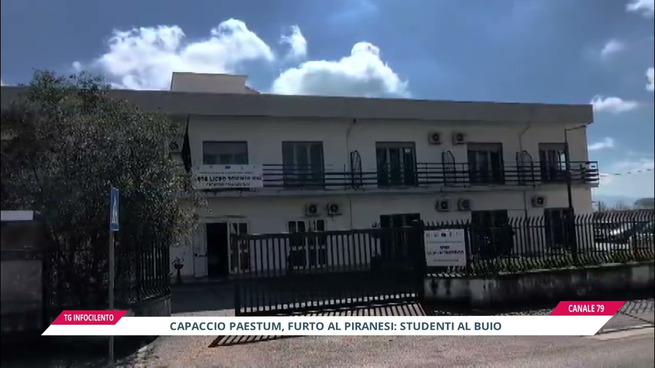 Capaccio Paestum, furto di cavi elettrici al Piranesi: la scuola chiude in anticipo