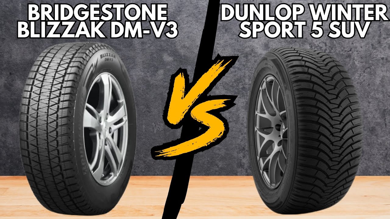 Bridgestone Blizzak DM-V3 vs Dunlop Winter Sport 5 SUV - YouTube