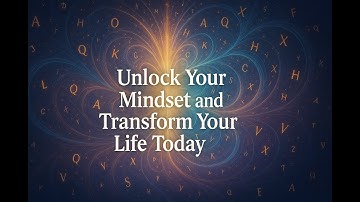 The Power of Words: Unlock Your Mindset & Transform Your Life Today