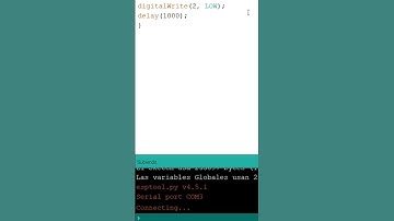 Encender LED de ESP32 en Arduino IDE