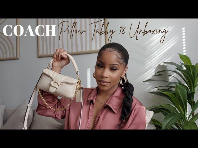 Coach Pillow Tabby Shoulder Bag 18 - UNBOXING and REVIEW and What fits! 