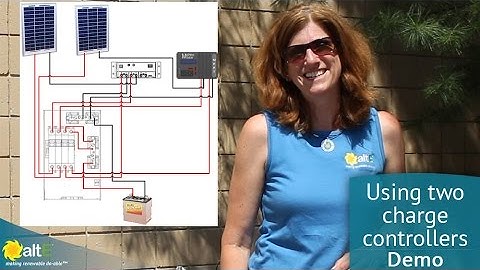 Wiring two charge controllers in parallel
