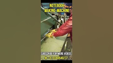 देखिये कैसे कम पूँजी में आप कॉपी उद्योग शुरू कर सकते है | Notebook Making Business in Low Investment