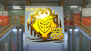 CS2 Updated G2 Gold RMR Sticker