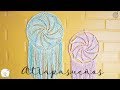 Atrapasueños espiral tejido a crochet, 2 modelos!