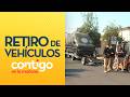 TENSO OPERATIVO: Así fue el retiro de vehículos mal estacionados en Santiago - Contigo en la Mañana