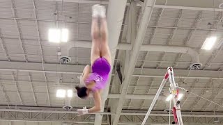 🚨 Suni Lee Podium Training Bars at 2024 Winter Cup (Huge Full Twisting Jaeger!!!!)